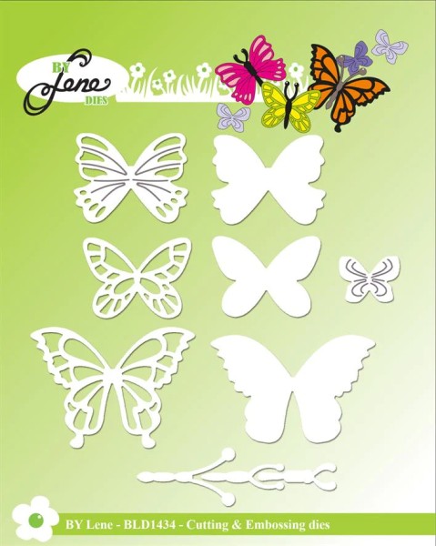 Lene Stanzform Schmetterlinge / Butterflies BLD1434