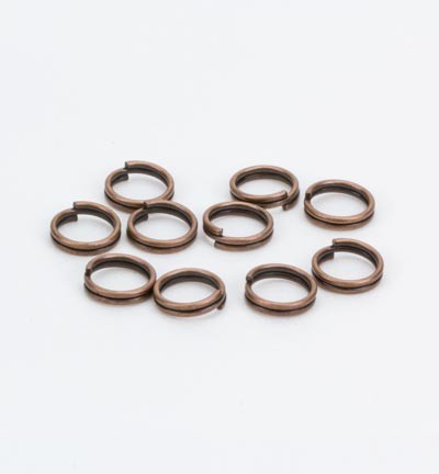 Hobby and Crafting Fun Ringe Antique Copper 6 mm 11808-1533