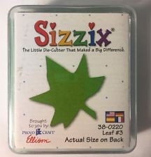 Sizzix Stanzform Original SMALL Blatt # 3 / leaf # 3 38-0220