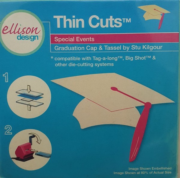 Ellison Design Stanzform Thin Cuts Graduation Cap & Tassel 22262