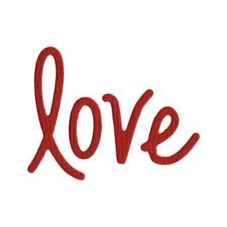 Quickutz Stanzform Buchstaben ' LOVE ' / L O V E KS-0509