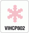 Artemio Motivstanzer Mini Schneeflocke VIHCP802 ( rosa )