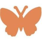 EK Success Hebel-Motivstanzer SMALL Schmetterling / butterfly PSP21C (orange )