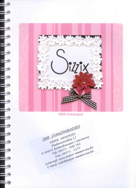 Katalog Sizzix 2009 ( weiss / rosa )
