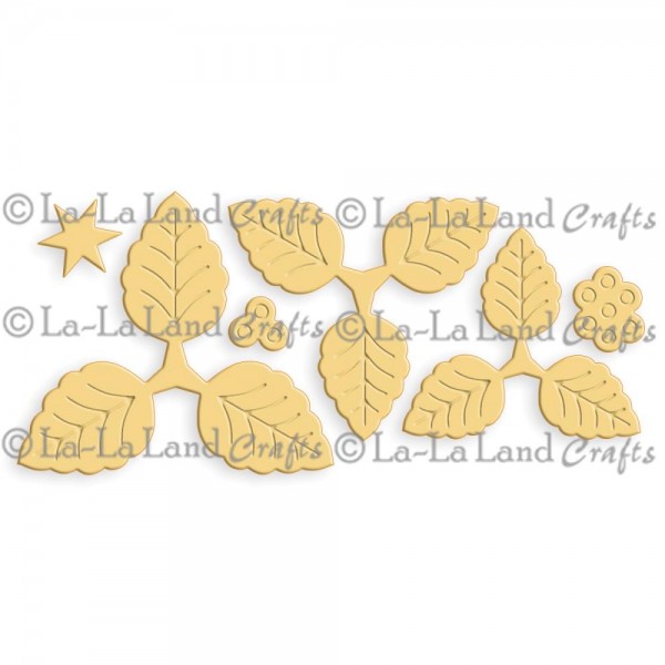 La-La Land Crafts Stanzform Weihnachtssterne/Pretty Poinsettia 8044