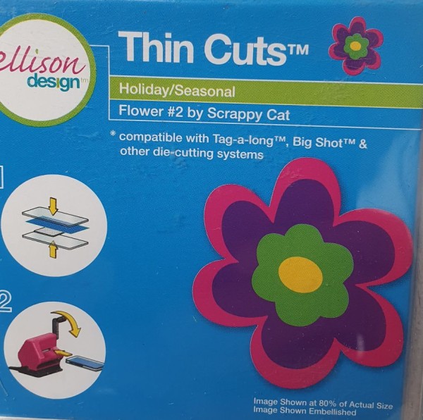 Ellison Design Stanzform Thin Cuts Blume # 2 / flower # 2 22767