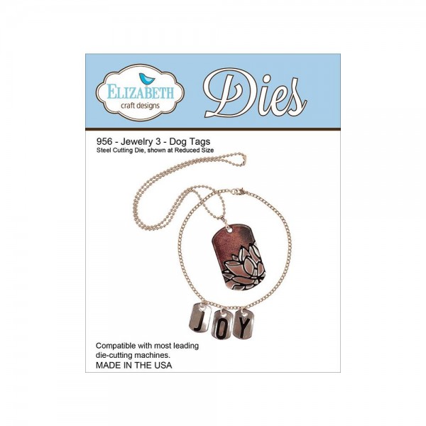 Elizabeth Craft Stanzform Jewelery 3 Dog Tags 956
