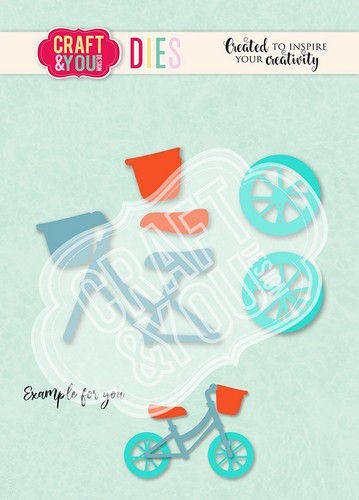 Craft & You Design Stanzform Baby-Fahrrad / Baby Bicycle CW114