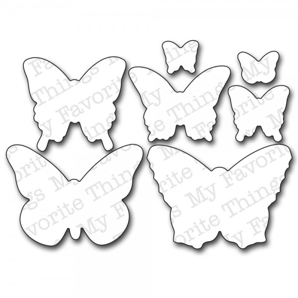 Die-namics Stanzform Schmetterlinge/Winged Beauties 19873 / MFT-356