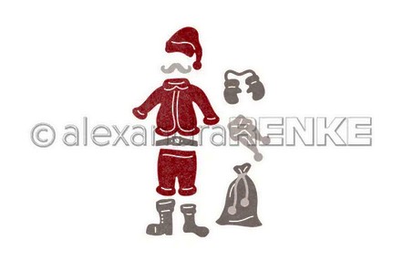 Alexandra Renke Stanzform ' Weihnachtsmannkostüm ' D-AR-Ba0380